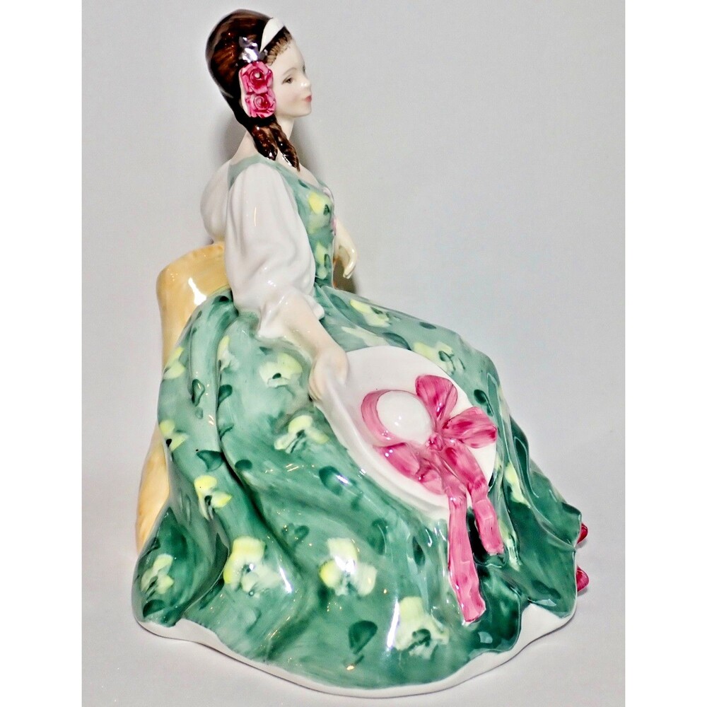 Royal Doulton England Elyse" HN 2474 Bone China Figurine England UK 1971" 5 3/4" - Picture 7 of 14